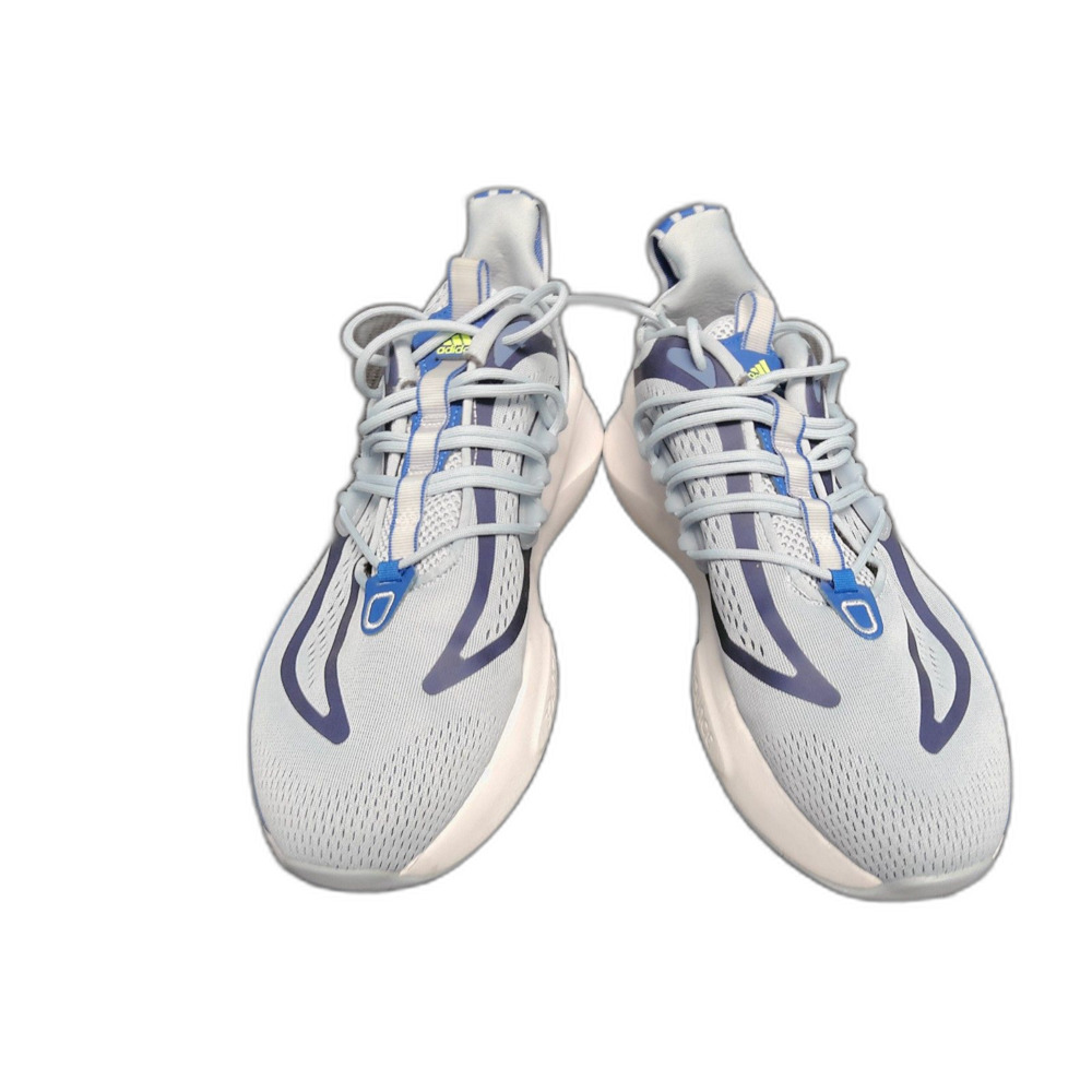 Adidas Alphaboost V1 'Wonder Blue Lucid Lemon' - Mens 9.5 - Picture 2 of 6